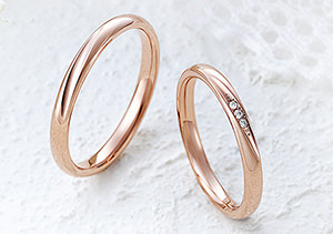 【新作】結婚指輪デザイン！シンプルで大人可愛い「ショコラピンクゴールド」の結婚指輪