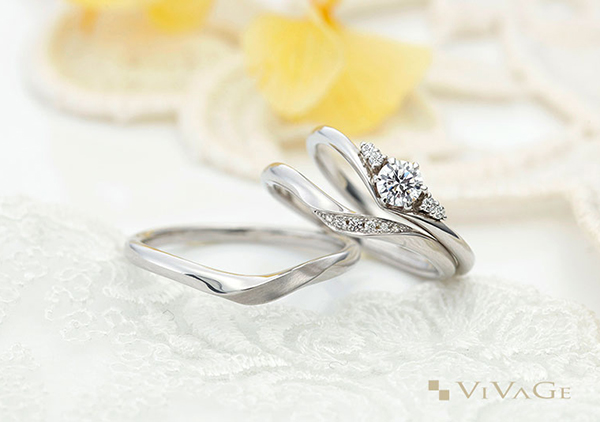 シンプルで可愛い婚約指輪・結婚指輪「VIVAGE ヴィヴァージュ」誕生石プレゼントフェア開催中！