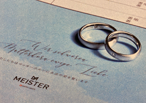 人気結婚指輪ブランド【MEISTER】よりフェアのお知らせ